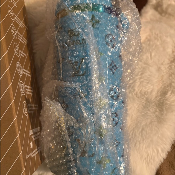 30 oz Custom Engraved Stanley Light Blue Tumbler with Iconic Pattern - Picture 2 of 6